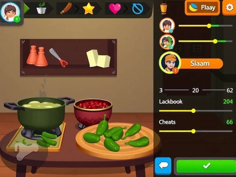 Palak Paneer Path cooking interface